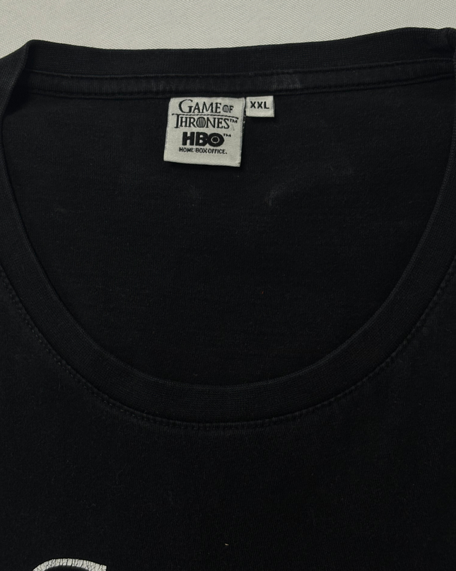 HBO Game of Thrones Iron Throne Graphic Black T-Shirt