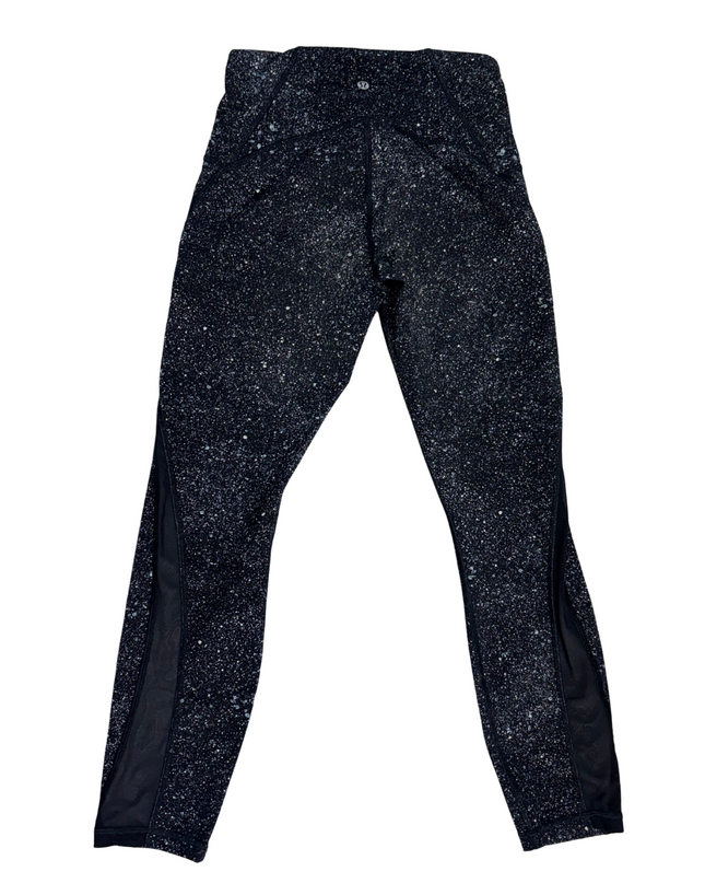 Lululemon Wunder Train High-Rise 25″ Tights – Cosmic Camo/Black Speckle - XS