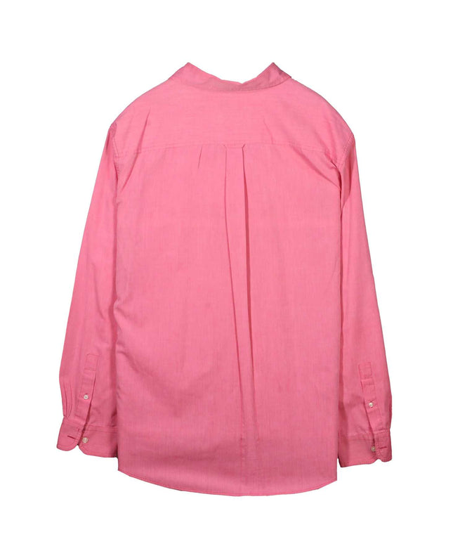 Chaps Easy Care Coral Pink Casual Button-Down Shirt