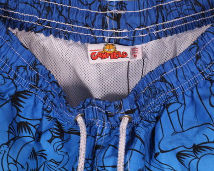 Garfield Blue Ombré All-Over Print Swim Shorts