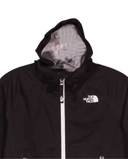 The North Face Contrast Zip Black Hooded Windbreaker Jacket