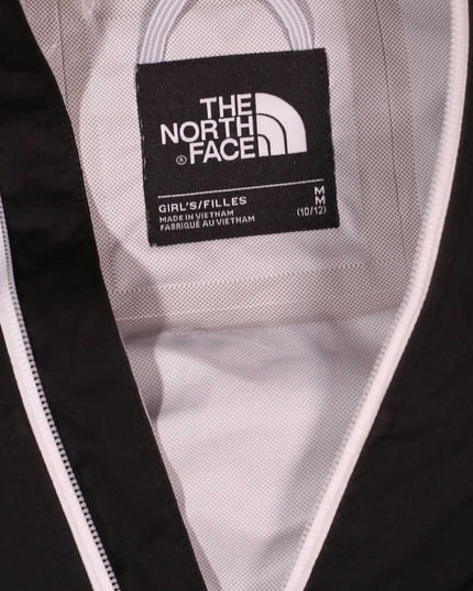 The North Face Contrast Zip Black Hooded Windbreaker Jacket