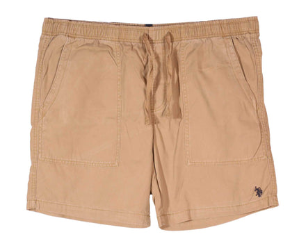 U.S. Polo Assn. Khaki Drawstring Casual Chino Shorts