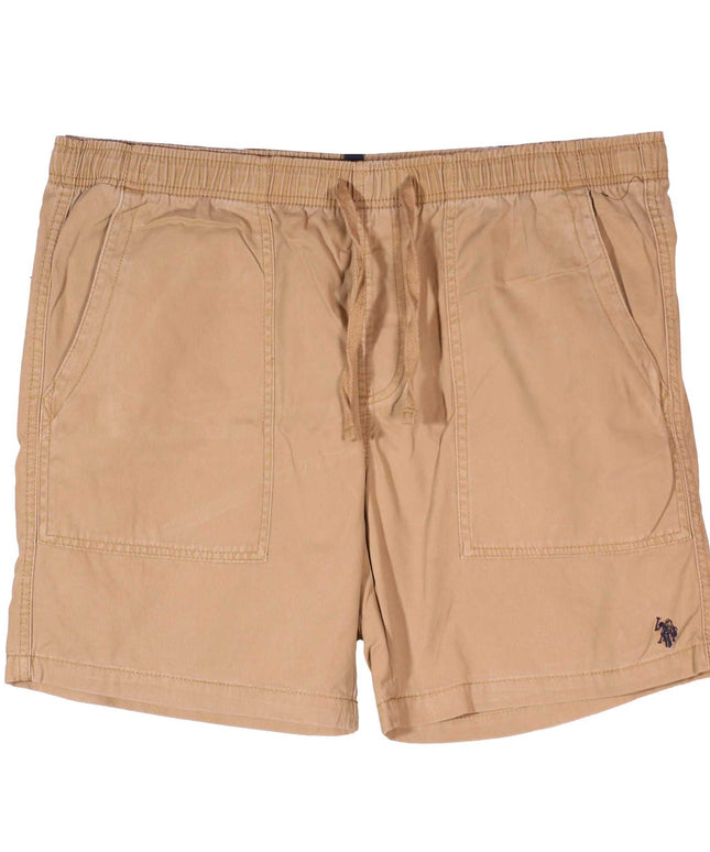 U.S. Polo Assn. Khaki Drawstring Casual Chino Shorts