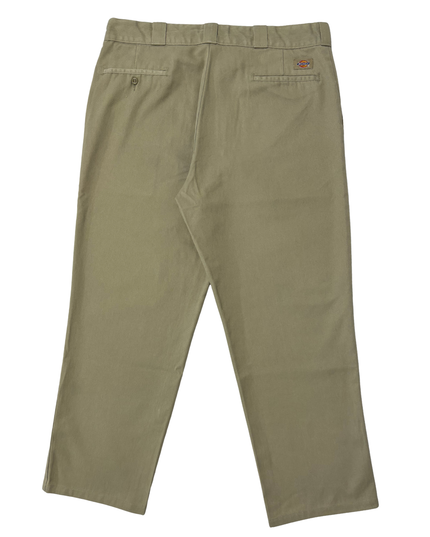 Dickies 873 Original Fit Khaki Work Pants - XL | Waist: 37"
