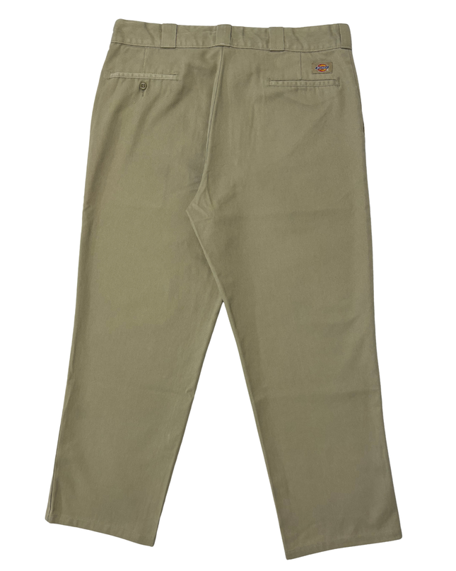 Dickies 873 Original Fit Khaki Work Pants - XL | Waist: 37"