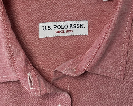 U.S. Polo Assn. Heather Rose Fitted Oxford Button-Down Shirt