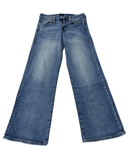 True Religion Bobbi Baggy Wide Leg Light Wash Jeans