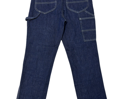 Lee Vintage Modern Dark Wash High Rise Dungaree Ankle Jeans