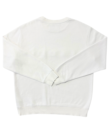 Calvin Klein Jeans White CK Logo Crewneck Sweatshirt