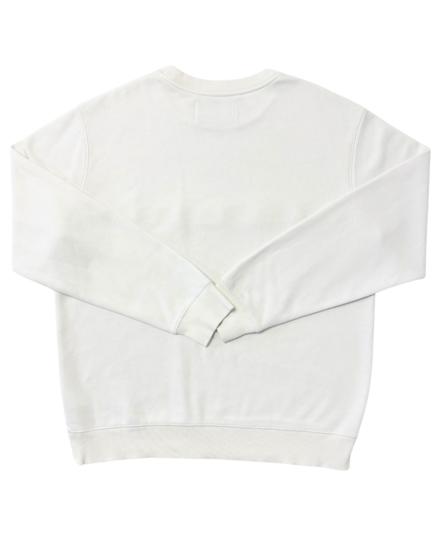 Calvin Klein Jeans White CK Logo Crewneck Sweatshirt