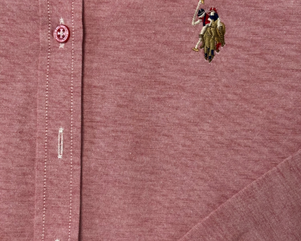 U.S. Polo Assn. Heather Rose Fitted Oxford Button-Down Shirt