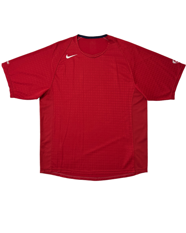 Nike Dri-Fit Red Textured Training T-Shirt