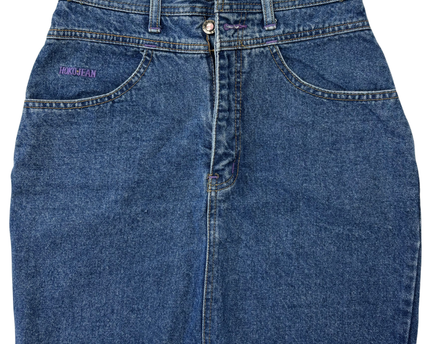 HOKO Famous Jeans 'Flower Club' Vintage High-Waist Denim Skirt