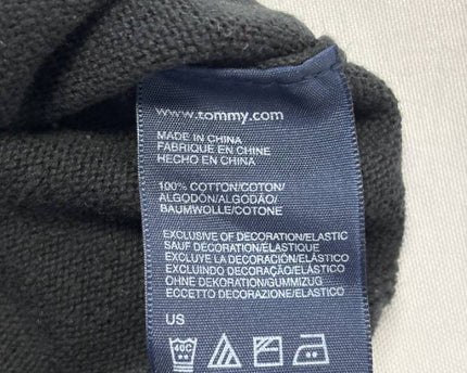 Tommy Hilfiger Black Premium Cotton Crewneck Sweater