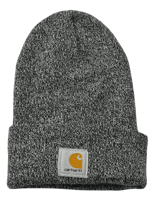 Carhartt MJT Logo Grey Marl USA Flag Patch Beanie