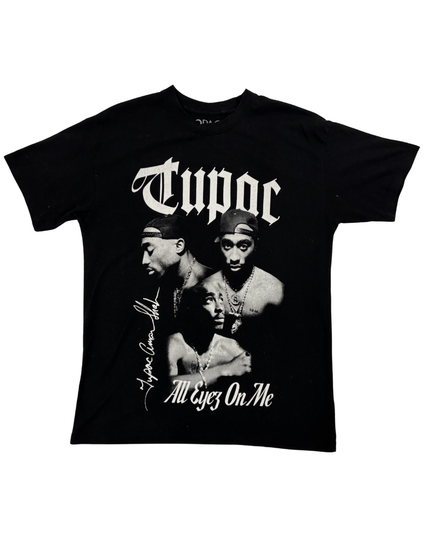 COLLECTIBLE 2PAC x Pull&Bear Black "All Eyez On Me" Graphic T-Shirt - M