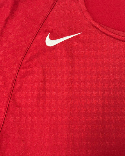 Nike Dri-Fit Red Textured Training T-Shirt