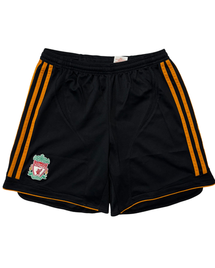 ADIDAS Liverpool FC Black & Orange CLIMACOOL Football Shorts
