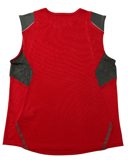Nike Miler Dri-FIT Running Red Grey Tank Top