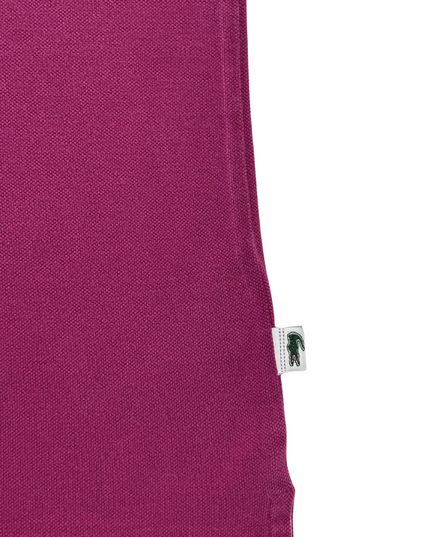 Lacoste Classic Crocodile Logo Plum Purple Piqué Polo Shirt - L
