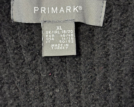 Primark Black Ribbed Knit Crop Top