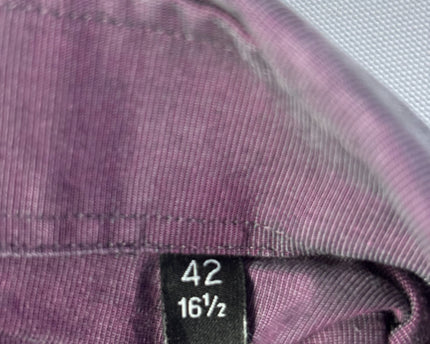 Boss Purple Slim Fit Long Sleeve Shirt