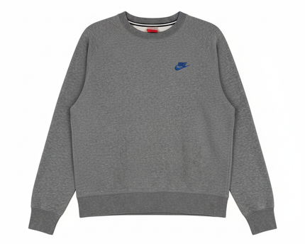 Nike Grey Raglan Crewneck Sweatshirt with Utility Pocket