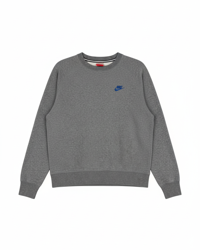 Nike Grey Raglan Crewneck Sweatshirt with Utility Pocket