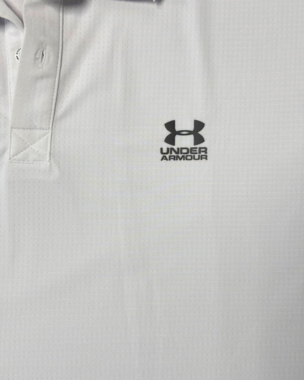 Under Armour White Performance Golf Polo Shirt