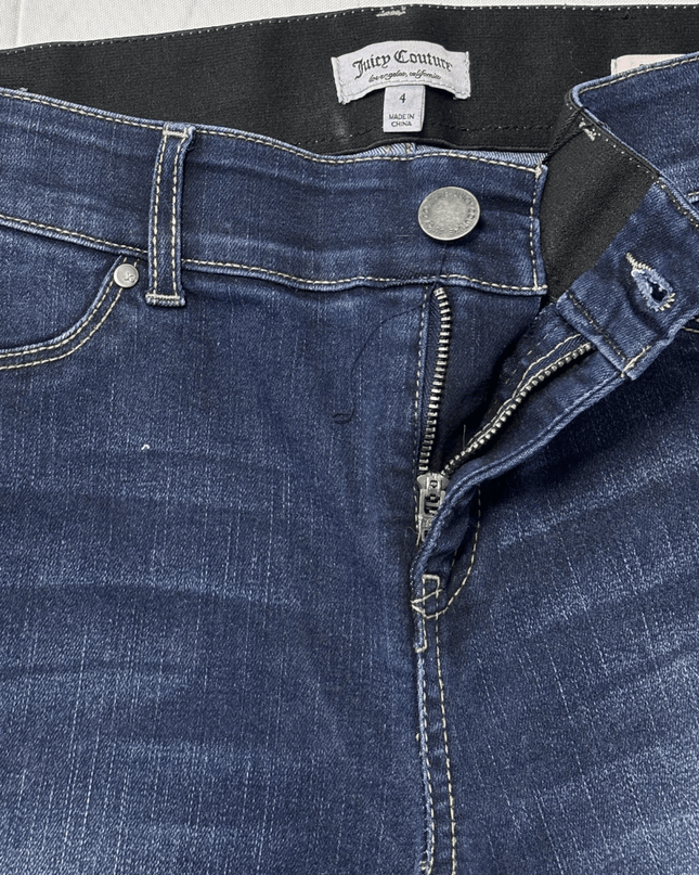 Juicy Couture Seamless Skinny Dark Wash Denim Jeans