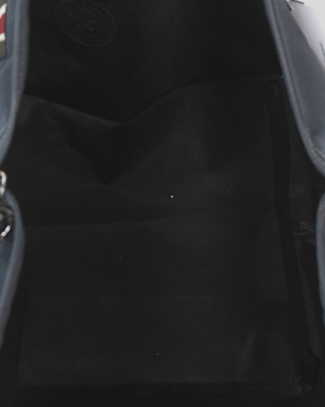 Longchamp Navy Blue Le Pliage Medal Patch Tote Bag