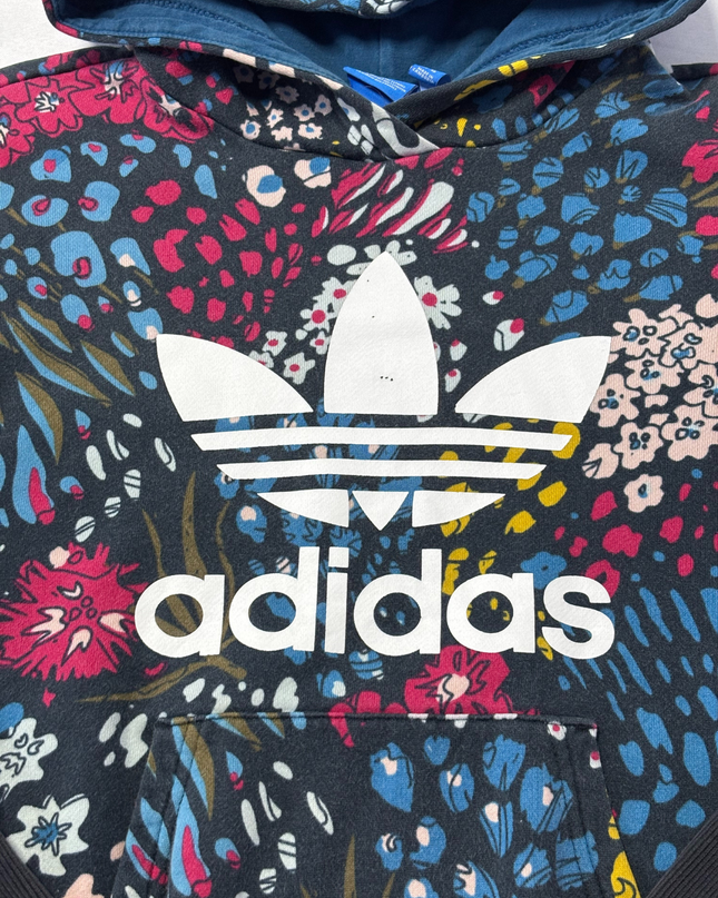 Adidas Originals Multicolor Floral Trefoil Hoodie