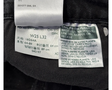 Levi's 721 Black High Rise Skinny Jeans