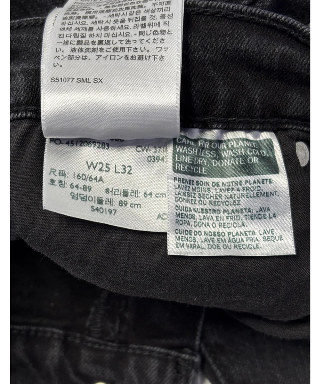 Levi's 721 Black High Rise Skinny Jeans