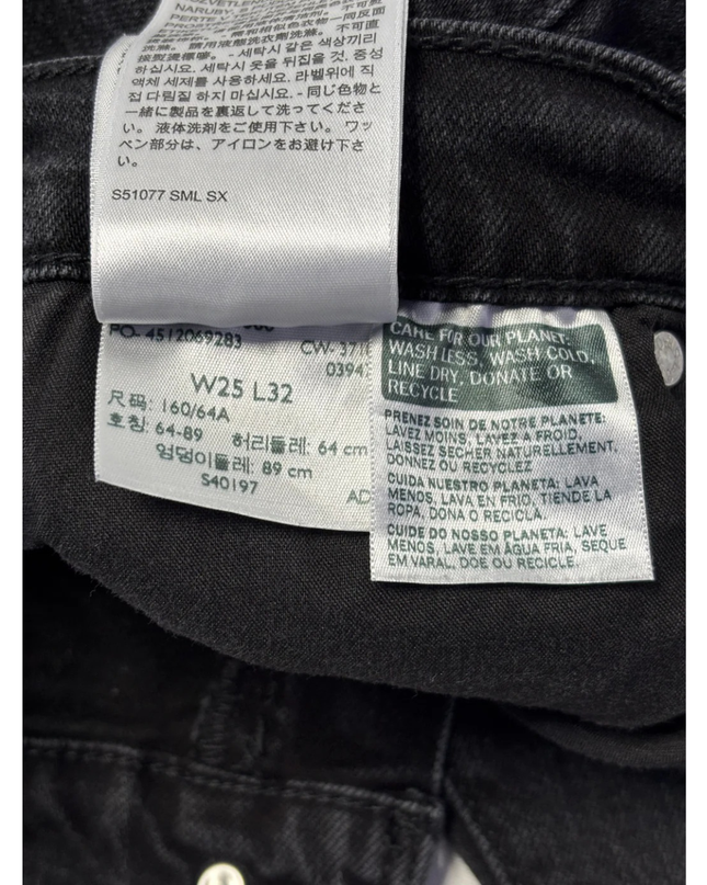Levi's 721 Black High Rise Skinny Jeans
