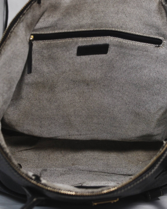 Dooney & Bourke Black Pebbled Leather Tote Bag