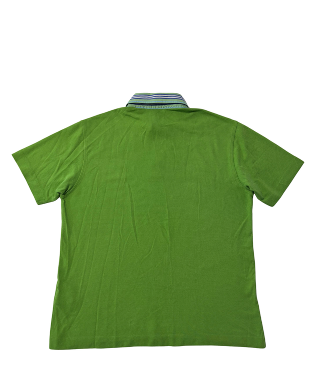 Burberry Green Short Sleeve Polo Shirt