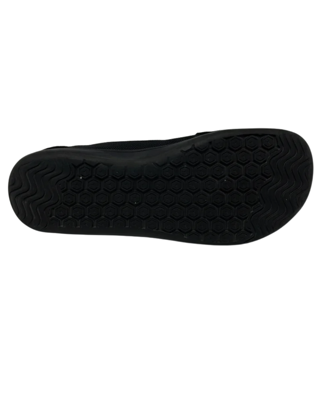 HUBIBEAR Black Mesh Low-Top Sneakers