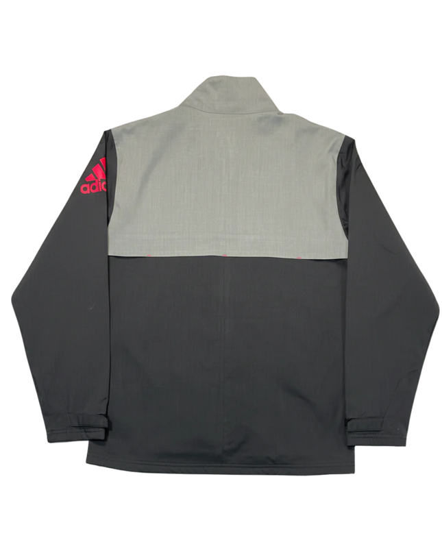 Adidas Grey Climaproof Golf Full-Zip Sports Jacket