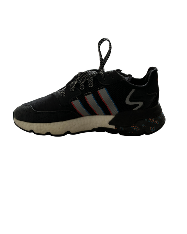 Adidas Nite Jogger Boost Reflective Sneakers | Black & Multicolor | EU 42.5