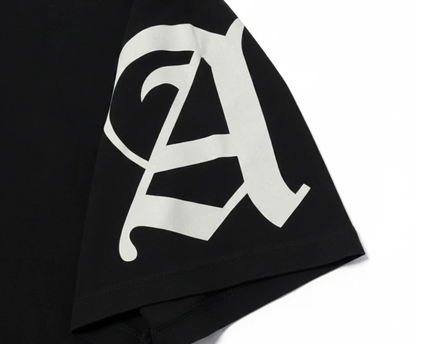 Primark Black Los Angeles Gothic Graphic Tee