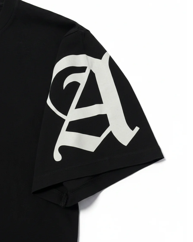 Primark Black Los Angeles Gothic Graphic Tee