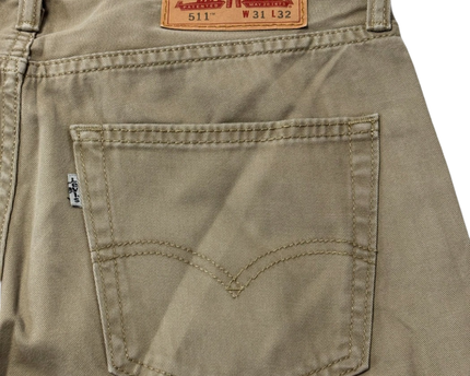 Levi's 511 Slim Fit Tan Pants