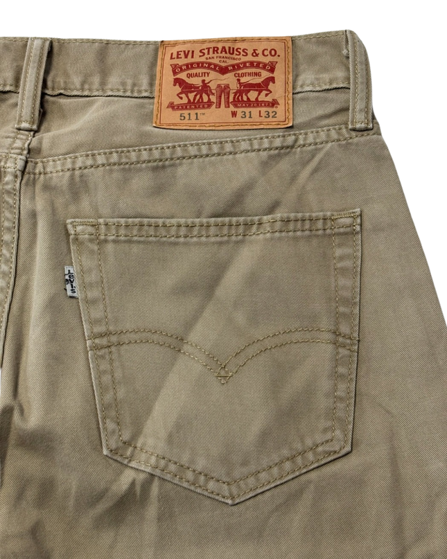 Levi's 511 Slim Fit Tan Pants