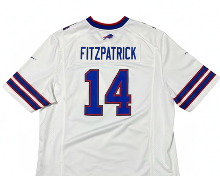 Nike White Buffalo Bills Ryan Fitzpatrick #14 NFL Jersey