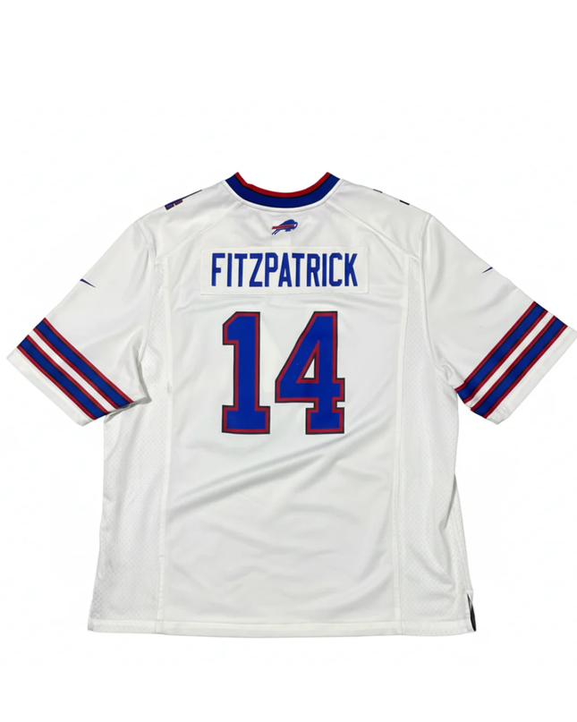 Nike White Buffalo Bills Ryan Fitzpatrick #14 NFL Jersey