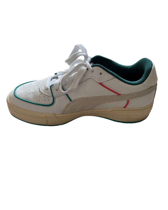 Puma CA Pro Heritage Retro Sneakers | White & Green | EU 43
