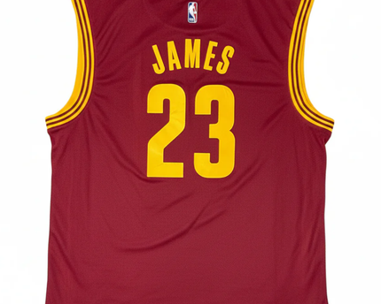Adidas Maroon Cleveland Cavaliers LeBron James #23 NBA Jersey