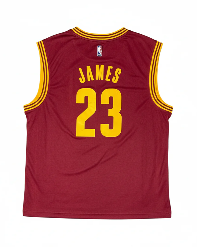 Adidas Maroon Cleveland Cavaliers LeBron James #23 NBA Jersey